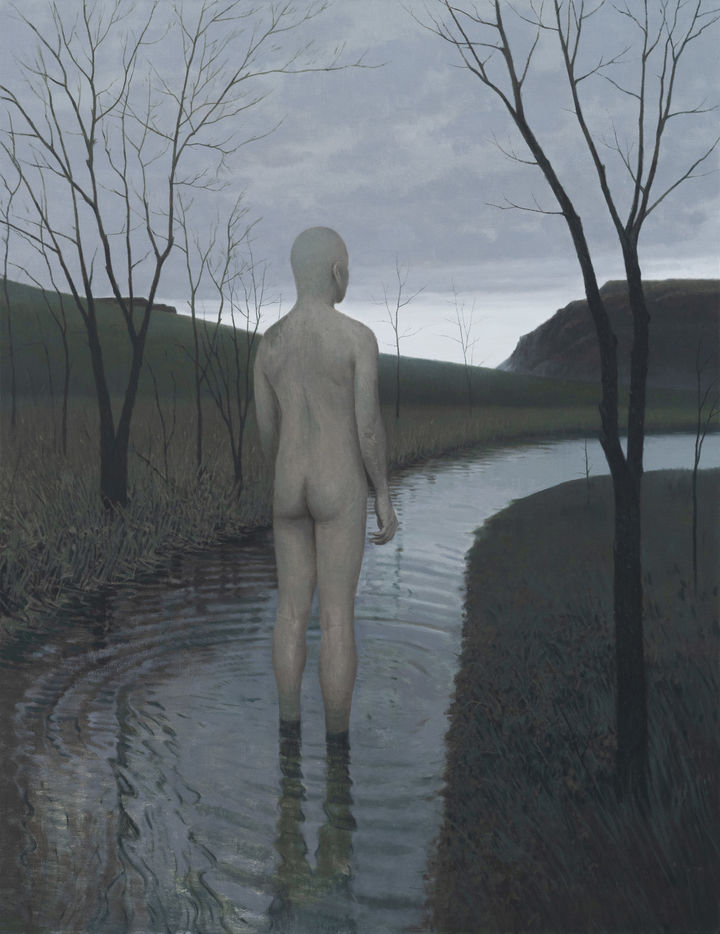 강철규 KANG Cheolgyu, 발목없는 자 The Ankleless, 2025, Oil on canvas, 145.5×112.5cm *재판매 및 DB 금지