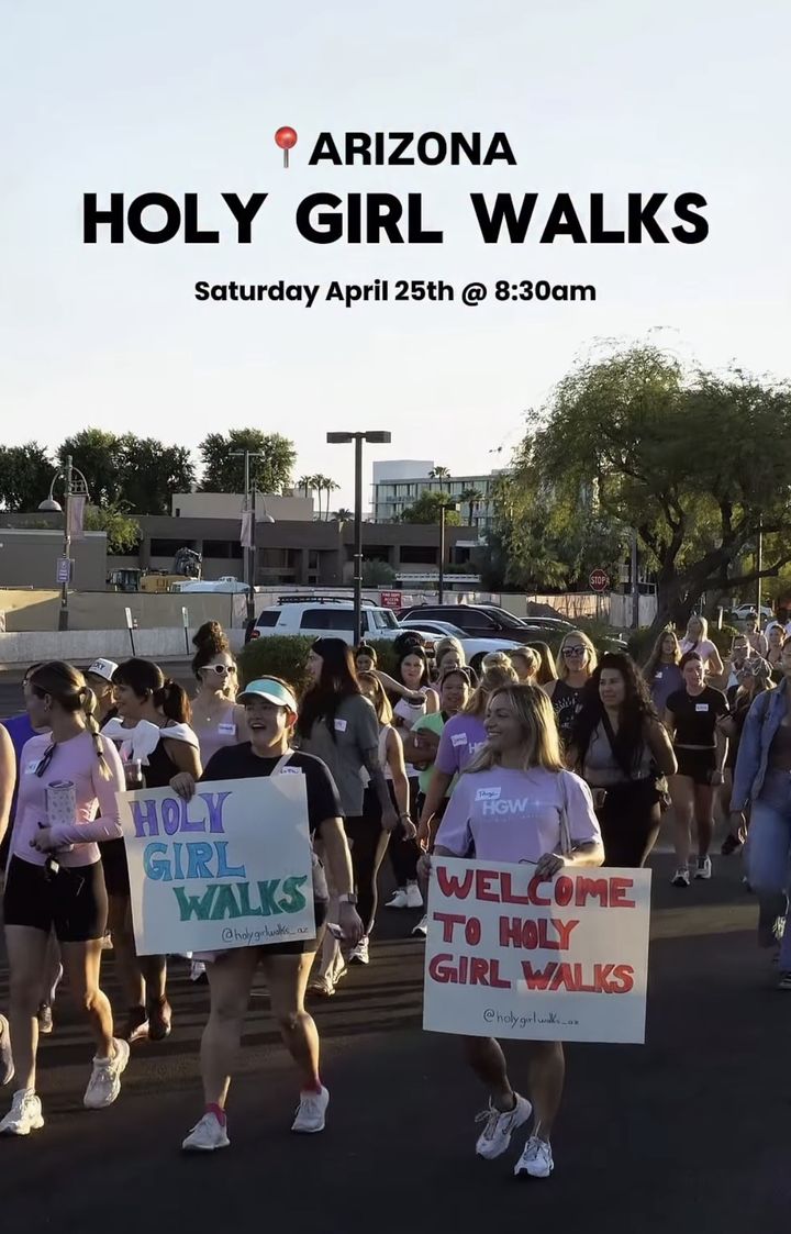 [사진=뉴시스]미국 젊은 여성들이 주도하는 '홀리 걸 워크(Holy Girl Walk)' 모임(사진=인스타그램 캡처) 2026.05.04. photo@newsis.com *재판매 및 DB 금지