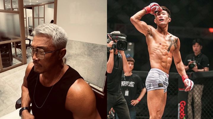 [서울=뉴시스] 종합격투기 선수 추성훈이 복귀 의지를 표명한 것에 대해 후배 현역 선수 장익환(오른쪽)이 불편한 심기를 드러냈다. (사진 출처=추성훈, 장익환 인스타그램 캡처)