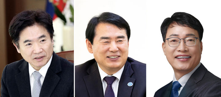[광주=뉴시스] 고교생 흉기 사상 사건과 관련해 입장을 낸 전남광주특별시교육감 예비후보들. (사진 왼쪽부터) 김대중 전남교육감, 이정선 광주교육감, 장관호 전 전교조 전남지부장. photo@newsis.com *재판매 및 DB 금지