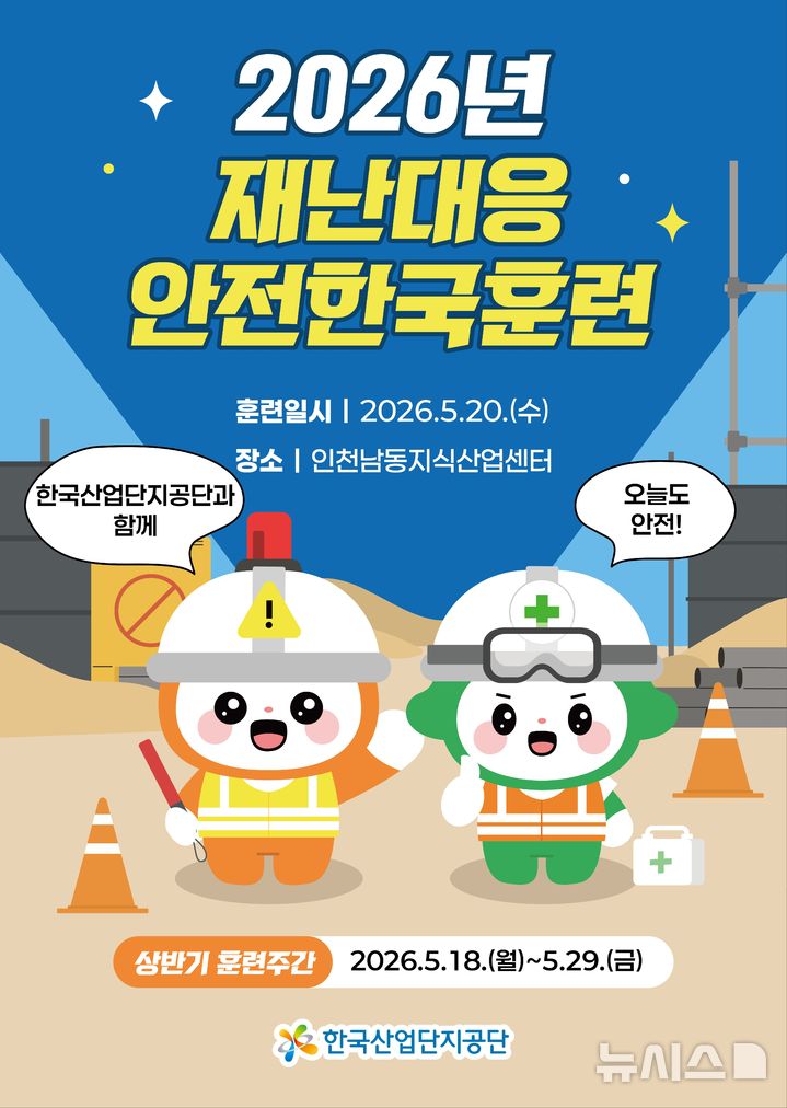 [세종=뉴시스]한국산업단지공단은 산업단지 내 안전의식을 제고하고 예방 중심의 안전문화를 확산하기 위해 안전 캐릭터 '오늘이'와 '안전이'를 공개했다.(사진=산단공 제공)