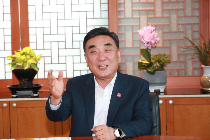 [울산=뉴시스] 뉴시스와 인터뷰하는 국민의힘 김두겸 울산시장 후보. (사진=뉴시스DB) photo@newsis.com *재판매 및 DB 금지