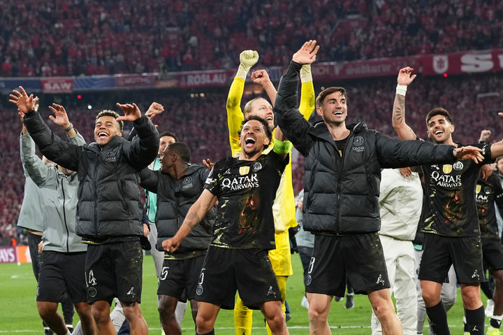 [뮌헨=AP/뉴시스]PSG, 2년 연속 UCL 결승 진출. 2026.05.06.