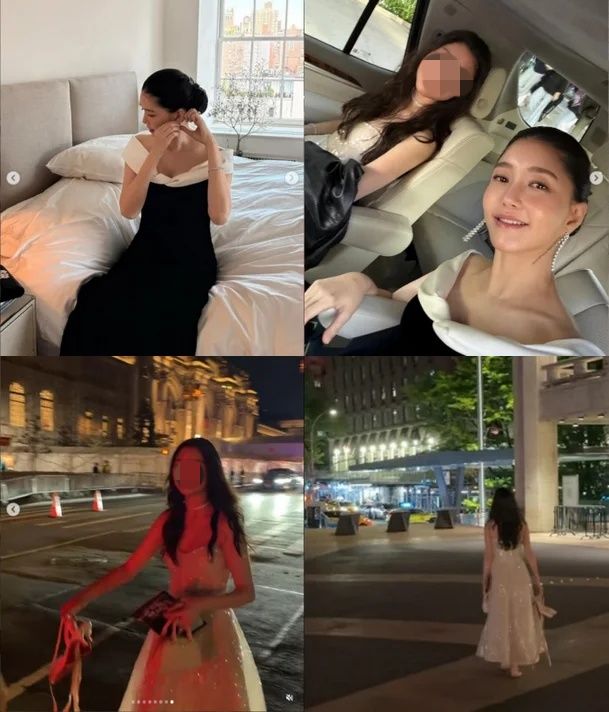 [서울=뉴시스]최태원 SK그룹 회장과 동거인 김희영 티앤씨재단 이사장 딸(사진=SNS 캡처) 2026.05.07. photo@newsis.com *재판매 및 DB 금지