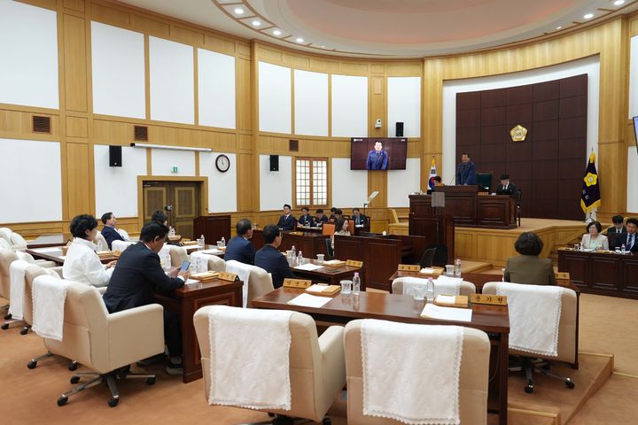 [경산=뉴시스] 경북 경산시의회 제269회 임시회. (사진=경산시의회 제공) 2026.05.07. photo@newsis.com&nbsp; *재판매 및 DB 금지