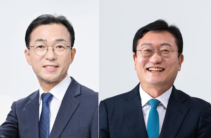 [여수=뉴시스] 6·3지방선거 여수시장에 출마한 더불어민주당 서영학 후보와 조국혁신당 명창환 후보. photo@newsis.com *재판매 및 DB 금지