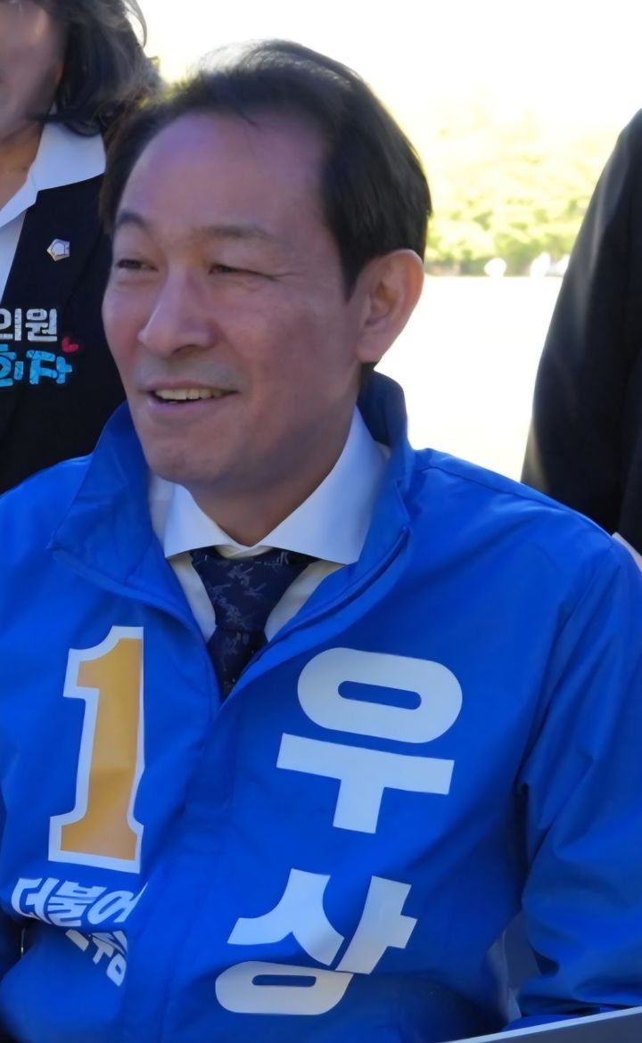 [춘천=뉴시스] 7일 우상호 후보 캠프는 이날 오후 염동열 전 국회의원의 전격적인 우상호 후보 지지 선언에 대해 진심 어린 감사와 환영의 뜻을 밝혔다. 우상호 후보측 제공. *재판매 및 DB 금지