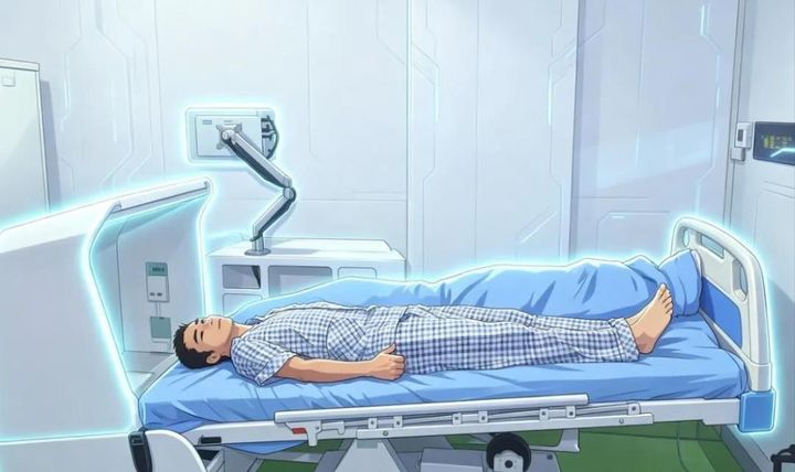[서울=뉴시스] 중국 우주인 훈련센터가 우주 환경에서의 신체 변화를 연구하기 위해 최대 60일간 침대에서만 생활하는 자원자를 모집하고 있다. (사진='我们的太空' 위챗 계정 캡처)