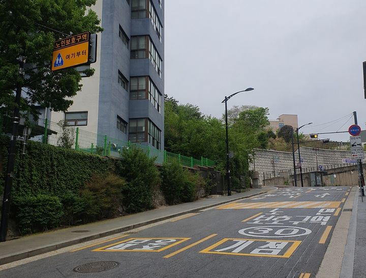 [서울=뉴시스] 사근동 노인보호구역. (사진=성동구 제공) 2026.05.08. photo@newsis.com *재판매 및 DB 금지