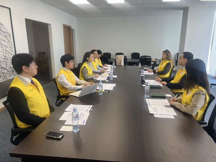 [서울=뉴시스]외교부는 조지아 내 위난 상황 발생시 현지 우리 재외공관의 위기 대응 태세를 점검하기 위해 신속대응팀 모의훈련을 실시했다고 8일 밝혔다. *재판매 및 DB 금지
