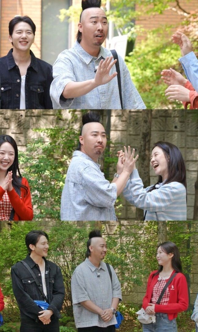 [서울=뉴시스] 야구선수 출신 유희관이 배우 송지효를 향한 호감을 드러낸다. (사진=SBS) 2026.05.08. photo@newsis.com *재판매 및 DB 금지