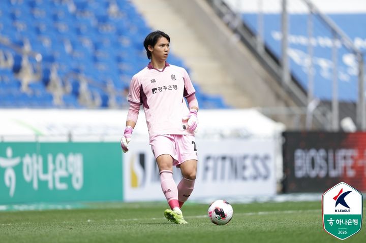 [서울=뉴시스]K리그1 광주 노희동. (사진=한국프로축구연맹 제공)