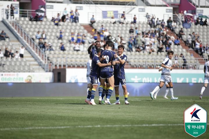 [서울=뉴시스] 프로축구 K리그2 충남아산의 김종민. (사진=한국프로축구연맹 제공) 2026.05.09. photo@newsis.com *재판매 및 DB 금지