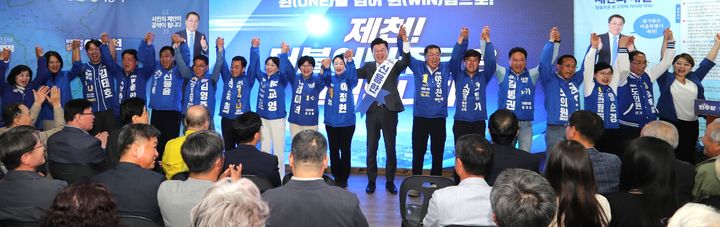 [6·3제천]여야 시장 '선대위' 출정…신용한·김영환도 가세