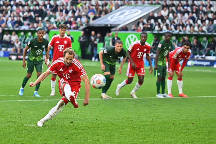 [볼프스부르크=AP/뉴시스] 독일 프로축구 분데스리가 바이에른 뮌헨의 해리 케인. 2026.05.09.