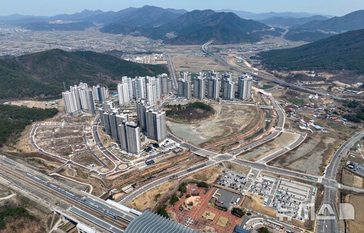 신경주역세권 일대 전경