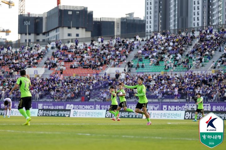 [안양=뉴시스]K리그1 전북 이승우 동점골. (사진=한국프로축구연맹 제공)