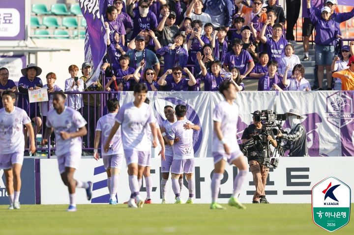 [서울=뉴시스]K리그1 안양 아일톤 선제골. (사진=한국프로축구연맹 제공)