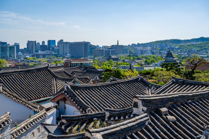 ‘북촌동양문화박물관’의 2층 테라스 뷰. (사진=서울관광재단) *재판매 및 DB 금지