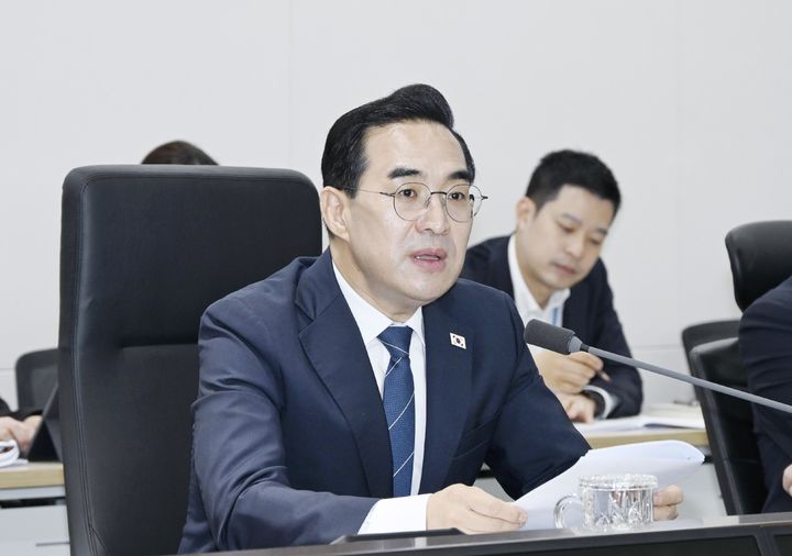 [서울=뉴시스] 박홍근 기획예산처 장관이 11일 세종시 정부세종청사에서 열린 '기획예산처 확대간부회의'에서 발언하고 있다. (사진=기획예산처 제공) 2026.05.11. photo@newsis.com *재판매 및 DB 금지