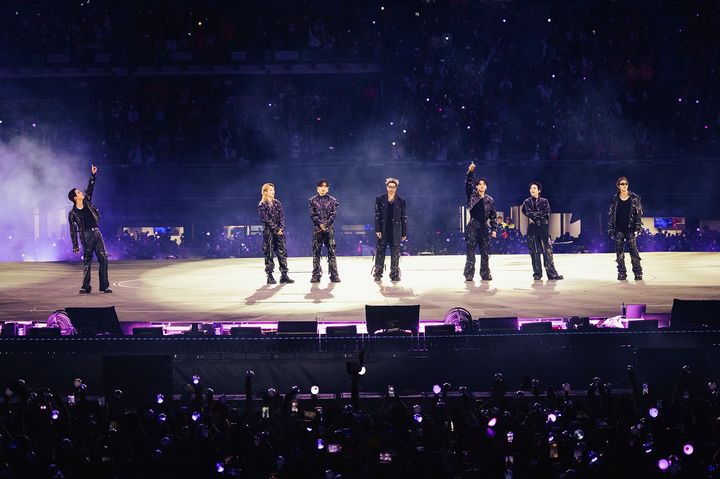 [서울=뉴시스] 방탄소년단 멕시코 시티 공연. (사진 = 빅히트 뮤직(하이브) 제공) 2026.05.12. photo@newsis.com *재판매 및 DB 금지