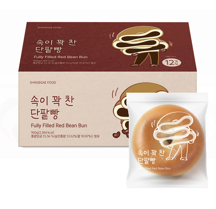 [서울=뉴시스] 신세계푸드, '속이 꽉찬 단팥빵'(사진=신세계푸드 제공) *재판매 및 DB 금지