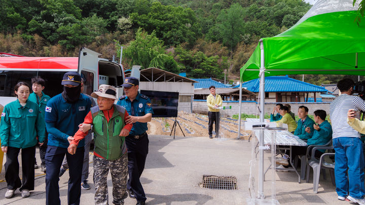 [합천=뉴시스] 합천군 산사태 재난대비 상시훈련 (사진=합천군 제공) 2026. 05. 12. photo@newsis.com *재판매 및 DB 금지