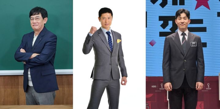 [서울=뉴시스] 왼쪽부터 코미디언 이경규, 이영표 해설위원, 남현종 아나운서. (사진=KBS 제공) 2026.05.12. photo@newsis.com *재판매 및 DB 금지