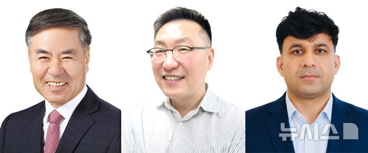 (왼쪽부터) GIST 의생명공학과 김형일 명예교수, 권혁상 교수, Zohaib Atif 박사과정생. (사진=GIST 제공) photo@newsis.com