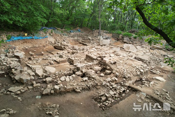 [서울=뉴시스] 파주 용상사지 추정지 조사지역 전경 (사진=국가유산청 제공) 2026.05.13. photo@newsis.com 