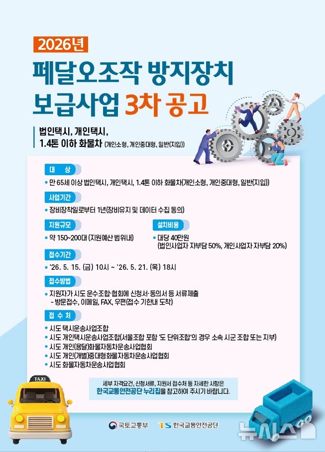 고령 운전자 페달 오조작 막는다…TS, 최대 200대 장치 추가 보급