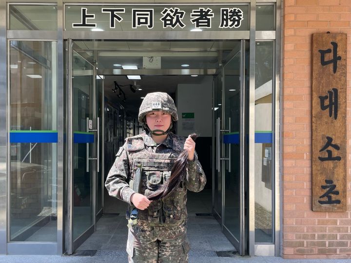 [부산=뉴시스] 육군 제53사단 부산여단 17해안감시기동대대 이예담 대위. (사진=53사단 제공) 2026.05.13. photo@newsis.com&nbsp; *재판매 및 DB 금지