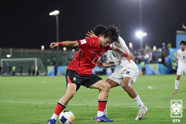 [서울=뉴시스] 한국 남자 17세 이하(U-17) 축구대표팀의 남이안. (사진=대한축구협회 제공) *재판매 및 DB 금지