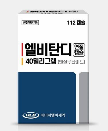 [서울=뉴시스] HLB제약 전립선암 치료제 '엘비탄디연질캡슐40밀리그램' (사진=HLB제약 제공) 2026.5.14. photo@newsis.com *재판매 및 DB 금지