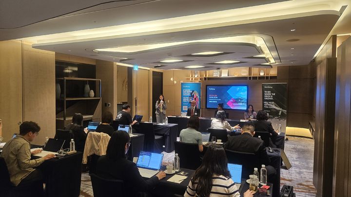 글로벌 신용평가사 피치레이팅스는 15일 15일 서울 여의도 페어몬트 엠베세더 호텔에서 '피치 온 코리아 2026' 미디어 브리핑을 개최했다. 박주연 기자 pjy@newsis.com *재판매 및 DB 금지
