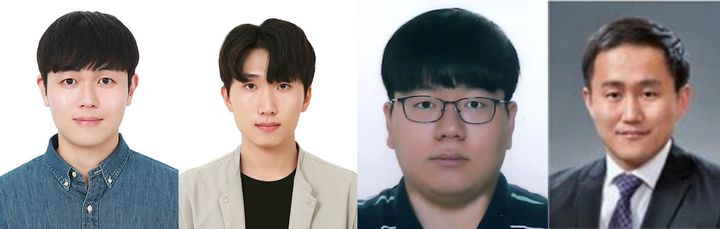 [서울=뉴시스] (왼쪽부터) 숭실대 기계공학부 전하늘 박사, 김태호 석사, 석사과정 민동규 학생, 이동훈 교수. (사진=숭실대 제공) 2026.05.15. photo@newsis.com *재판매 및 DB 금지
