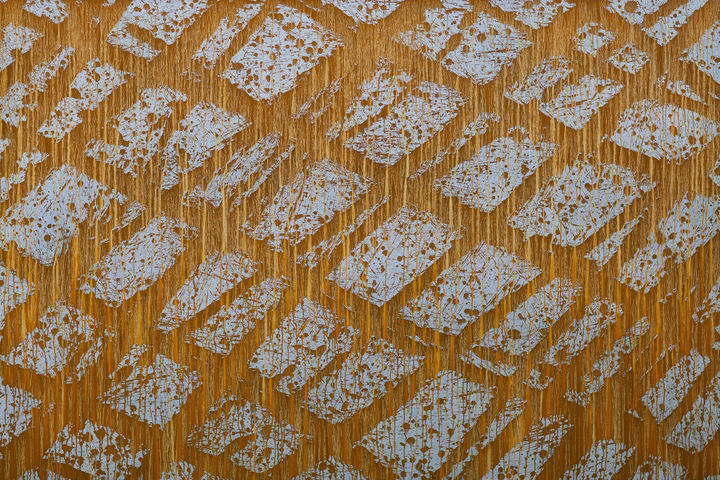 채성필.익명의 땅(G#202610). 200x300cm. 캔버스에 흙과 수묵. 2025 *재판매 및 DB 금지