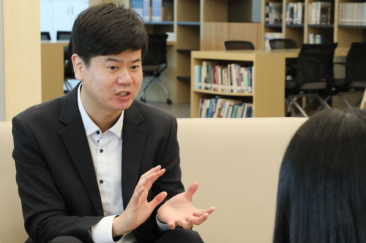 [세종=뉴시스] 정준우 행정안전부 공공인공지능혁신과장이 14일 뉴시스와 인터뷰를 하고 있다. (사진=행안부). *재판매 및 DB 금지