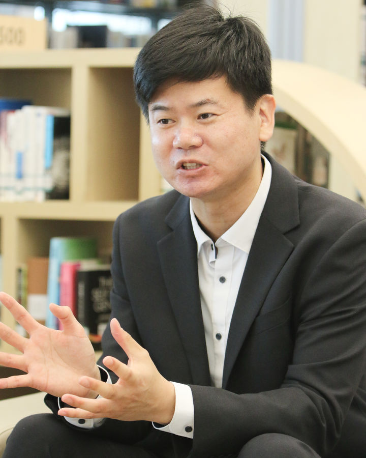 [세종=뉴시스] 정준우 행정안전부 공공인공지능혁신과장이 14일 뉴시스와 인터뷰를 하고 있다. (사진=행안부). *재판매 및 DB 금지