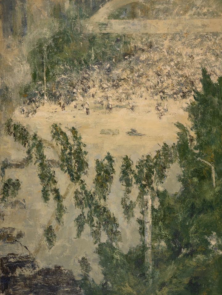 철목(鐵木), 캔버스에 아크릴, 259×194cm, 2025 *재판매 및 DB 금지