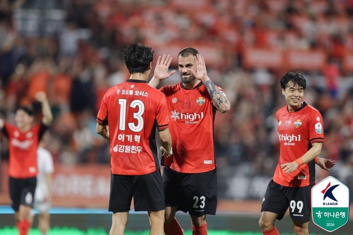 [서울=뉴시스] 프로축구 K리그1 강원FC의 강투지. (사진=한국프로축구연맹 제공) 2026.05.17. photo@newsis.com *재판매 및 DB 금지