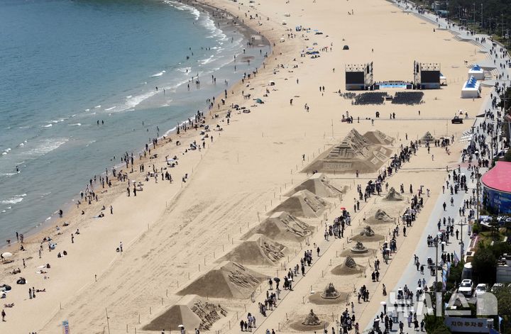 부산 해운대 해수욕장 백사장. (뉴시스DB) photo@newsis.com