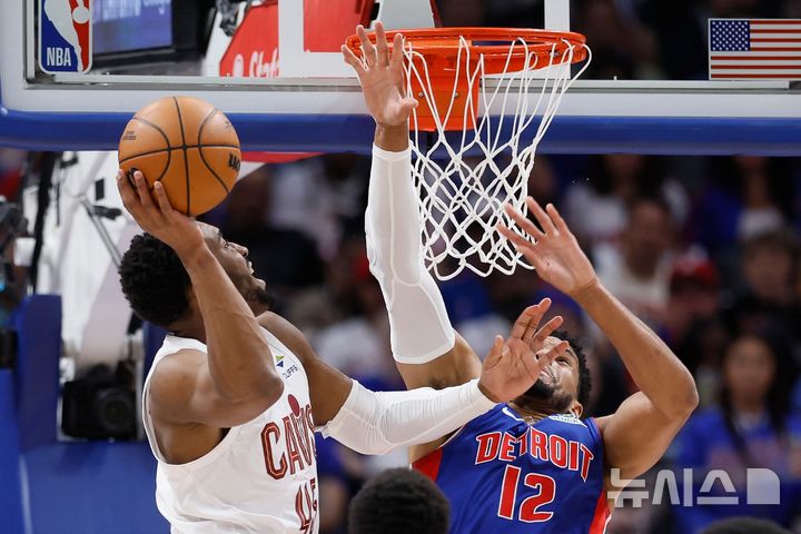 [디트로이트=AP/뉴시스] 미국프로농구(NBA) 클리블랜드 캐벌리어스의 도노번 미첼. 2026.05.17.