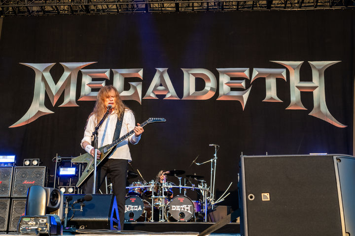 [콜럼버스(오하이오)=AP/뉴시스] 메가데스(Megadeth) 데이브 머스테인(Dave Mustaine)