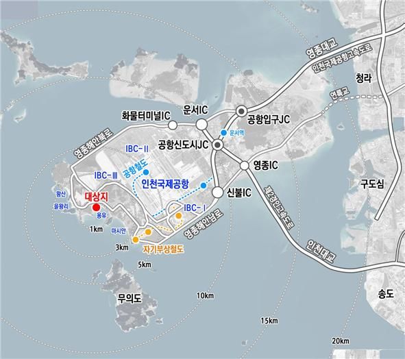 인천 용유 도시개발구역 위치도. (사진=인천도시공사 제공) 2026.05.15. photo@newsis.com *재판매 및 DB 금지