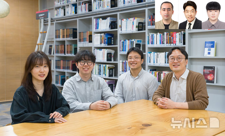 (왼쪽부터) GIST AI융합학과 강유민 박사과정생, 강성준 박사과정생, 김광빈 박사과정생, 김승준 교수, (우측 상단 왼쪽부터) Ahmed Elsharkawy 박사후연구원, 여도현 박사과정생, 김보천 석사. (사진=GIST 제공) photo@newsis.com