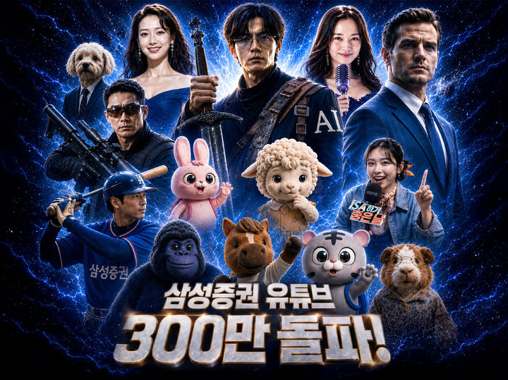 삼성증권, 유튜브 구독자 300만 돌파…비결은?