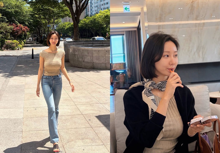 [서울=뉴시스] 배우 한그루가 최근 자신의 SNS를 통해 스트레칭과 효소로 건강 관리를 하고 있다고 밝혔다. (사진=한그루 인스타그램 캡처) 2026.05.19. 재판매 및 DB 금지