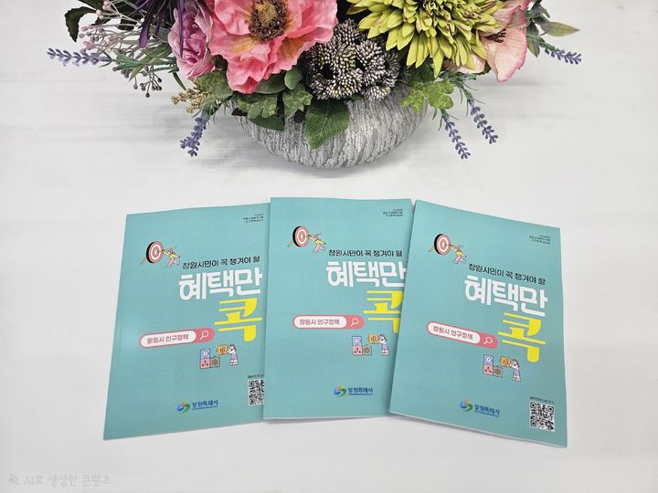 창원시, 인구정책 종합 안내서 '혜택만 콕' 발간