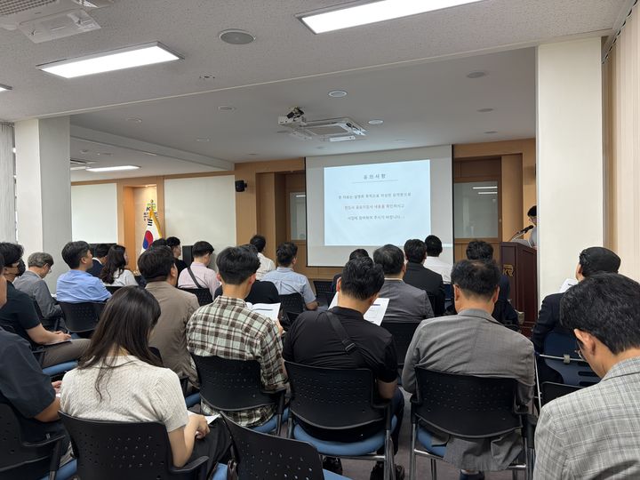 충북도, 국가철도공단, 청주시의 오송역 환승센터 및 복합개발 사업 설명회. (사진=충북도 제공_ *재판매 및 DB 금지